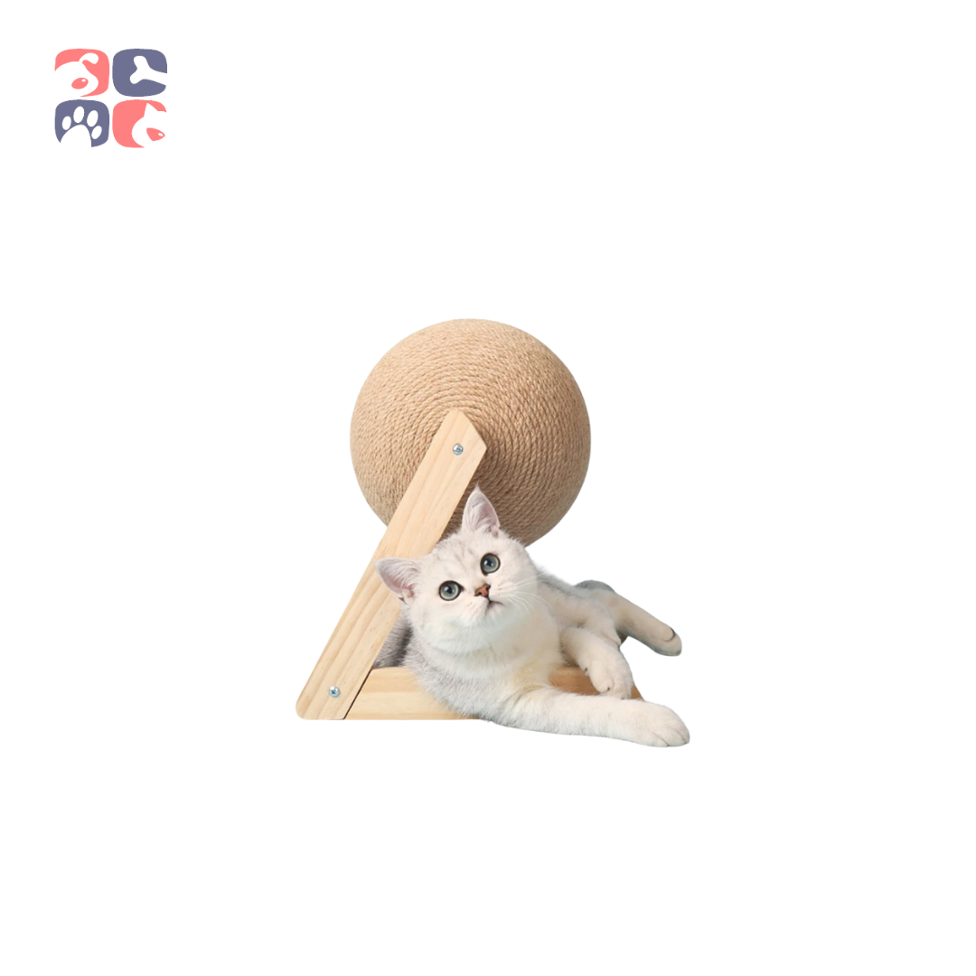 ClawPlay Eco Sisal: Stylish & Sustainable Cat Scratching Ball